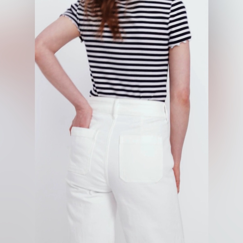Extra high-rise Sky-hi wide leg size 10 Regular - Picture 4 of 5